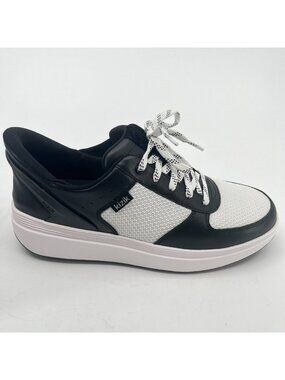 Kizik Brisbane Womens Size 9D Black White Athletic Hands Free Shoes Sneakers